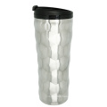 Unique Stainless Steel Vacuum Travel Mug 16oz Silver